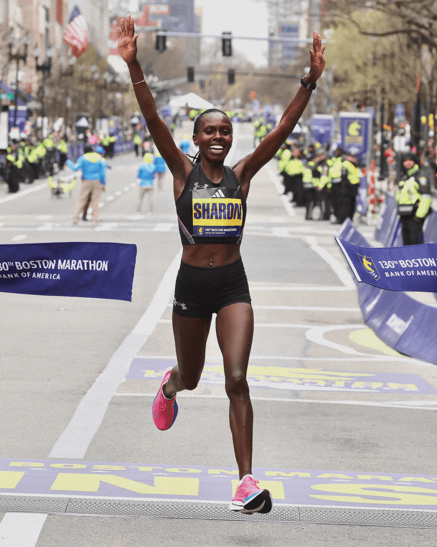 Sharon Lokedi winning race